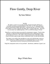 Flow Gently, Deep River Concert Band sheet music cover